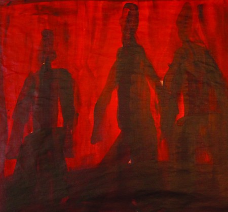 "Menschen"  Acryl 2014